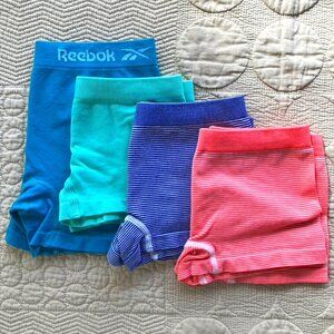 4pr. Sm Girls Seamless Underwear Boy Shorts, Nylon/Poly/Spandex (44-60 lbs, 6-7)